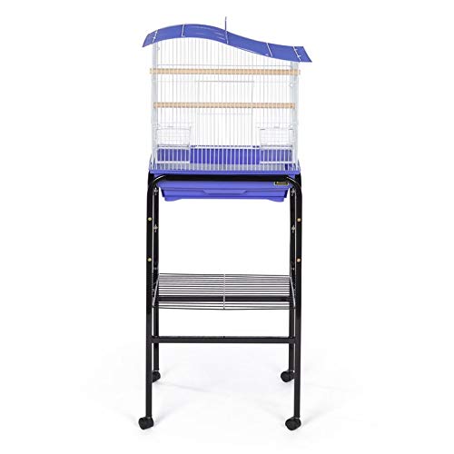 Prevue Pet Products Bird Cage Stand with Shelf, Black (SP445BLK)