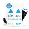 Boxie Premium Unscented Clumping Cat Litter 30+ Day Odor Control 40 lb - size: 40 lb
