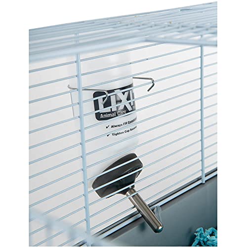 Lixit Wide Mouth BPA-Free Cage Water Bottles for Rabbits, Ferrets, Guinea Pigs, Rats, Chinchillas, Hamsters, Mice, Hedgehogs, Gerbils and Other Small Animals. (Translucent, 8 Ounce) - color: Translucent, size: 8 Ounce