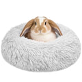 Bunny Bed Large Rabbit Hideout Soft & Comfortable | Small Animal Bedding, Cozy Bed Mat, Warm Hideaway, Cage Accessories for Guinea Pig - color: Grey
