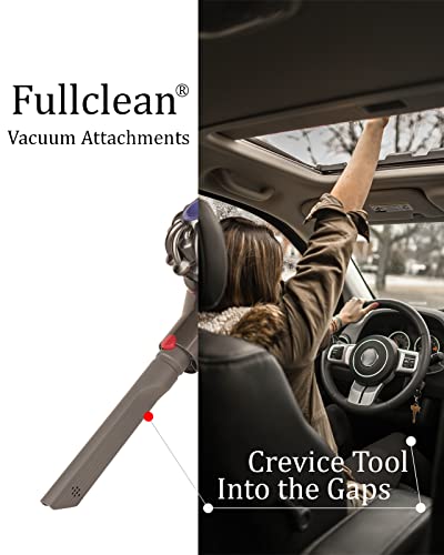 Fulllclean Crevice Tool Attachment Compatible with Dyson Cordless Vacuum | Compatible with Gen5 V15 V15s V12 V11 V10 V9 V8 V7 Vacuum Cleaner Accessories Replacement Parts Brush Nozzle