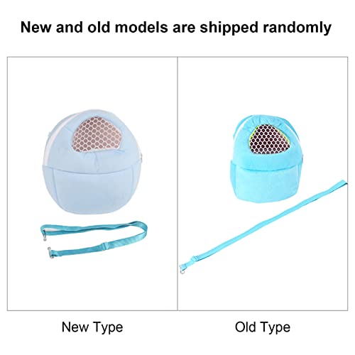 Tbest Pet Carrier Bag Hamster Rat Cat Rabbit Pet Sling Carrier Backpack Hedgehog Chinchilla Ferret Sleeping Outdoor Traveling Bag Handbags Backpack - color: Blue