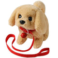 KSABVAIA Plush Golden Retriever Toy Puppy Electronic Interactive Dog - Walking, Barking, Tail Wagging, Stretching Companion Animal for Kids Toddlers - color: Golden Dog