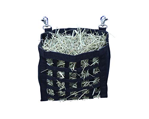 Rabbit & Guinea Pig Hay Bag Feeder with Super Tough Bottom® Design | Small 10.5" x 9" x 5" Hay Feeder | Organized Feeding | Made in USA Design (Purple, Small 10.5" x 9" x 5") - color: Purple