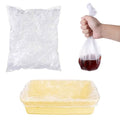 50 PCS Disposable Plastic Cage Liners, Small Animals Leak Proof Toilet Film Litter Pan Bags Film Litter Box Liners for Rabbits, Guinea Pigs, Chinchillas, Hedgehogs, Birds