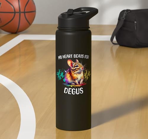 Degu ECG Degu Stainless Steel Insulated Water Bottle - color: Black