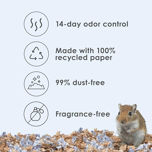 Kaytee Clean & Cozy Natural Paper with Extreme Odor Control Bedding, Made with 100% Recycled Paper - size: 24.6 Liter