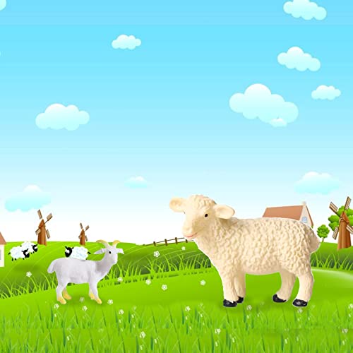 15 Pcs Mini Figures Toys Realistic Farm Animal Figurines, Plastic Learning Educational Playset Animal Themed Party Supplies Cake Topper Ornaments for Easter Egg Birthday Christmas - size: 15 Pcs Small Figurines