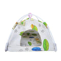 Bird Hammock Tent Nest Parrot Hanging Hut Conure House Parakeet Sleeping Bed Cute Toy Gift Small Animal Squirrel Ferret Habibat (White, Small) - color: White