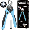 gonicc LED Pet Nail Clippers for Dogs & Cats | Light-Up Dog Nail Trimmer with Safety Lock & Built‑in File, Professional Stainless Steel Nail Clippers for Pets - size: LED Dogs & Cats Nail Clippers