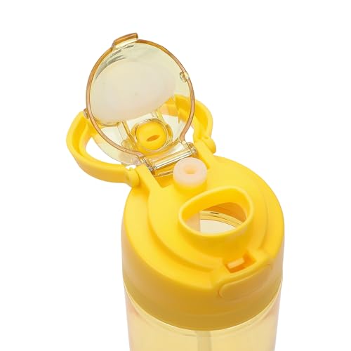 Bioworld Peanuts Snoopy Dog House Yellow 24 Oz Plastic Water Bottle With Dual Spout Lid - color: Peanuts Snoopy Dog House