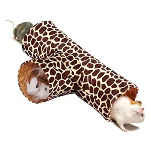 LEFTSTARER Guinea Pig Tunnel Guinea Pig Hideout Collapsible 3 Way Tunnel Tubes Toy for Ferret Hedgehog Chinchillas Mice Rat Rabbit - color: 3 Way Tunnel Tubes