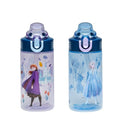 Zak Designs Frozen Sage 16oz Leak-Proof Straw Kids Water Bottle, 2-Pack | BPA Free Durable Plastic, Cupholder Friendly, Dishwasher Safe, Easy to Clean, Lid Lock, Handle, For School, Home, Travel - color: Disney Frozen (Anna & Elsa)
