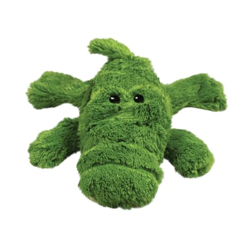 Kong Cozie Ali Alligator Plush Dog Toy, for Small Dogs | Soft Indoor Cuddle Plush Toy with a Squeaker & Minimal Stuffing, Great for Snuggling & Gentle Indoor Play - size: Small, style: Ali the Alligator