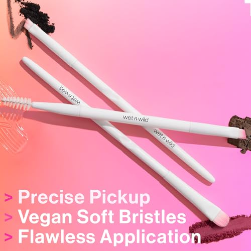 wet n wild Angled brush, Foundation Makeup Blending Brush, Ultra-Thin Precision, Ergonomic Handle - color: Angled Liner, size: 7.28 in