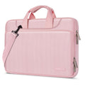 MOSISO 360 Protective Laptop Bag 14 inch, 14 inch Computer Bag | Compatible with HP Lenovo Dell ASUS Acer, HP Stream,Dell Latitude,IdeaPad, Laptop Carrying Case with Strap&Handle, Pink - color: Pink, size: 14 inch