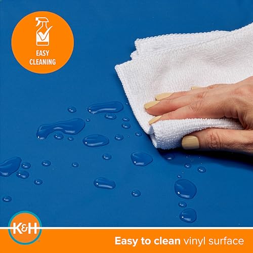 K&H Dog Cooling Mat, Coolin' Pet Pad - X-Large 38x27in Chill Blue | Portable Cooling Mat for Dogs, Travel or in Home, Perfect for Carriers, Crates, Outdoor Houses, Yards, Porches, & Pet Beds - size: XL (27 in x 38 in)