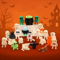 3D Printed Horror‌ Figurines Set, Articulated Halloween Figurines, Party Favors, Pocket Fidget Toys, Goodie Bag Stuffers, Decorations, Classroom Rewards, Skeleton, Zombie, Alien - style: Animal J