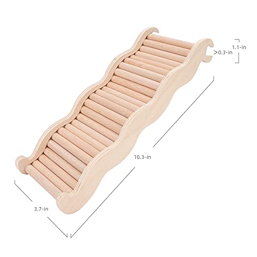 Niteangel Hamster Climbing Ladder Bridge: 10.35 x 3.7 x 1.1 Inch - size: Large - 10.35'' L