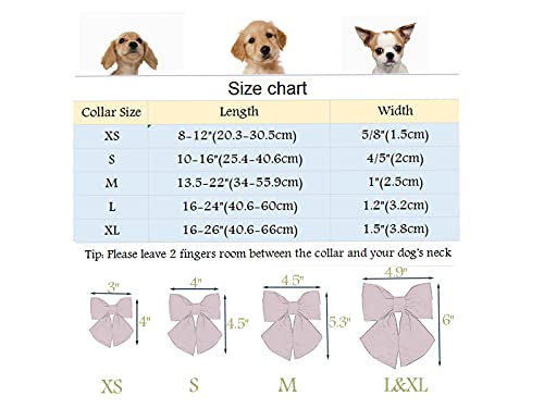 ARING PET Easter Dog Collar-Cute Rabbit Dog Collar with Sailor Bowtie, Cotton Adjustable Carrots Dog Collars with Metal Buckle - color: Easter-Pink Rabbit, size: Small (Pack of 1)
