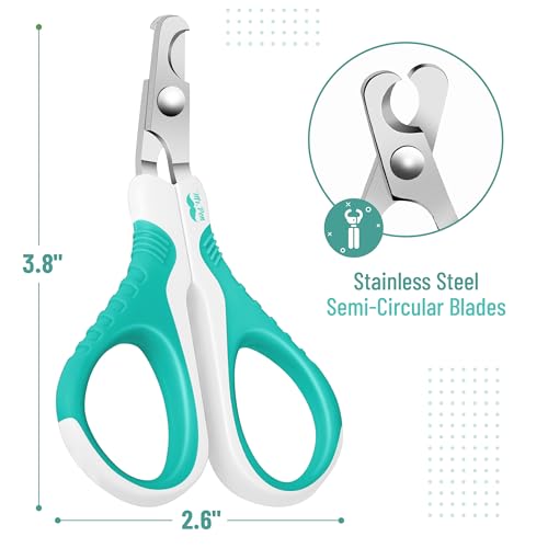 Mr. Pen- Cat Nail Clipper, Stainless Steel | Professional Sharp Cat Claw Trimmer for Small and Medium Cats, Pet Nail Clipper with Sturdy Non Slip Handle - color: Sky Blue