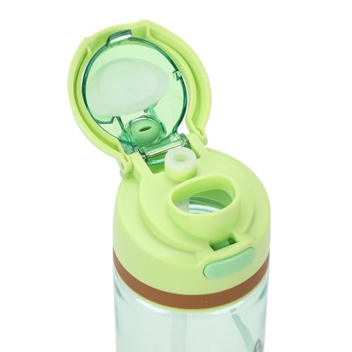 The Mandalorian Baby Grogu 24 oz Plastic Water Bottle On-the-Go Hydration - color: The Mandalorian Baby Grogu Green