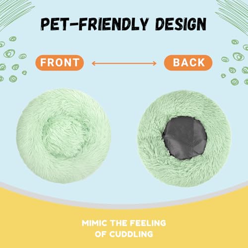 Bunny Bed Large Rabbit Hideout Soft & Comfortable | Small Animal Bedding, Cozy Bed Mat, Warm Hideaway, Cage Accessories for Guinea Pig - color: Green