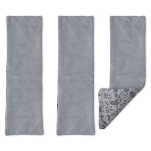 Paw Inspired Fleece Ramp Covers for Critter Nation Cage, Green, 3 Count | Fitted Ladder Liners for Ferret Nation/Critter Nation Cage, For Ferrets, Rats, Chinchillas, Hedgehogs, Small Animals, Pets - color: Gray, size: Ramp Cover - 3 Pack