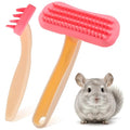 2Pcs Rabbit Brush, Bunny Brush for Grooming, Rabbit Grooming Brushes Kit for Small Pets, Cats, Dogs, Kittens