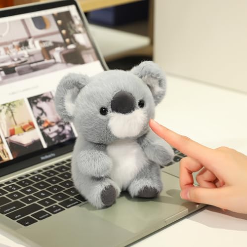 Ditucu Palm-Sized Koala Stuffed Animals Cute Soft Plush Doll Small Plushies Toys Gifts for Kids Grey 6 inch - style: Koala