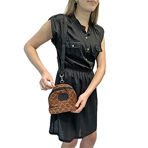Kucci Carry Pouch - Fleece Travel Bonding Carrier Bag - for Sugar Gliders, Squirrels, Marmosets, Hamsters, Rodents, Rats, Reptiles & Other Small Pets (Regular) - size: 5.0"L x 4.0"W x 5.0"H