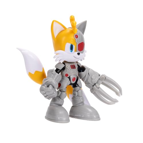 DC X Sonic Collectable Action Figures Shadow as Batman, Tails as Cyborg, Knuckles as Superman Featuring Highly Articulation Figures with Dynamic Posing - style: 5" Sonic X DC 3-Pack