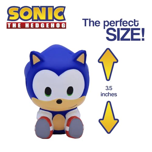Sonic the Hedgehog SquishMe Series 3 Blind Pack – Includes Special Flocked Sonic – Officially Licensed Collectible - style: SquishMe Series 3