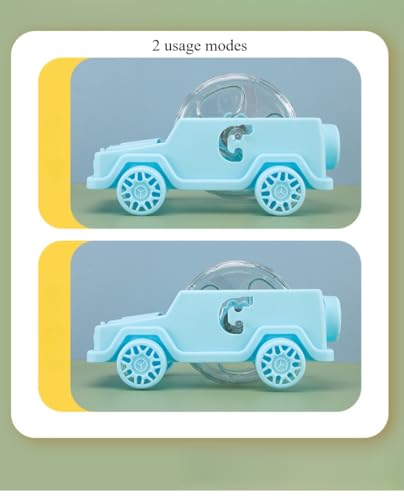 Hamster Running Wheel Car Shape Running Wheel Hamster Exercise Plastic Running Wheel (White,L) - color: White, size: L