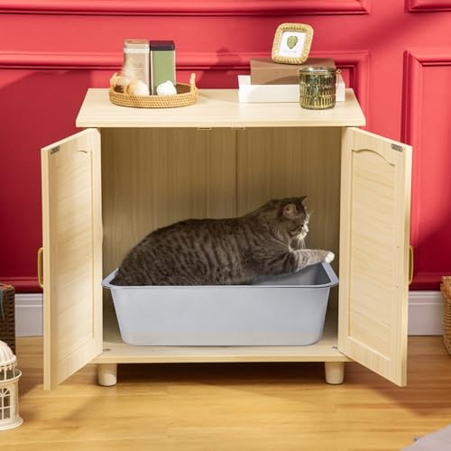 Stainless Steel Litter Box 2 Pack，Metal Litter Box,Cat Litterbox | Easy to Clean，Supplies for Kitten, Kitty, Medium Cat，Rabbit, 6" High Side Stainless Steel LitterBox, No Smell - color: 2packs-L-6" H