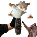 Milunova Pupr Pals Cat Wrestling Glove (Catnip Infused) Hand Puppet Toy with Tough Padding for Safe Interactive Play, Protection to Stop Kitten Scratching Hands; for Boredom-Busting Exercise - style: Nutjob + Catnip
