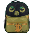 Fortnite Big Dill Backpack for Boys & Girls, 16 Inch Nylon Twill Big Face Schoolbag withMetal Fortnite Zipper Pull, Green - style: Fortnite Big Dill