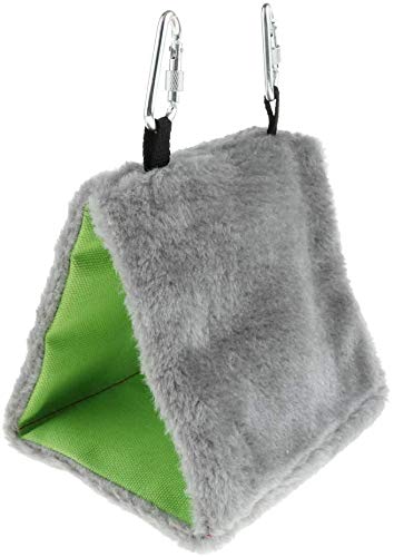 Litewoo Winter Warm Bird Nest House Hammock Hanging Bed Toy Hut Hideaway for Hamster Parakeet Cockatiel Budgie Finch Canary Conure Lovebird Cage Perch Stand - color: Bird Bed - A