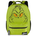AI ACCESSORY INNOVATIONS Dr. Suess’s The Grinch Backpack for Boys & Girls Featuring a Big Face Grinch, 16”Bookbag w/Molded Nope Dangle, Green - style: Grinch Backpack