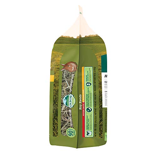 Oxbow Hay Blends, Western Timothy Hay & Orchard Grass, Guinea Pig Food, Small Pet Bunny Supplies, All Natural Grass for Guinea Pig & Rabbit, Oxbow Rabbit Supplies for Bunnies, 90 oz. bag | Oxbow Timothy Hay, Bunny Hay For Rabbits, Guinea Pigs, Bunnies and