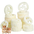 Toddmomy Rabbit Chew Toys 20pcs Loofah Teeth Grinding Toys Small Animal Tooth Cleaning Tools for Guinea Pig Chinchilla Hamster