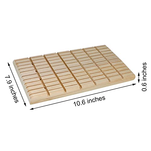 Wontee Wooden Scratch Pad for Rabbit, Guinea Pig, Chinchilla, Ferret (A)