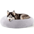 Extra Large Dog Beds, 36 Inch Human Dog Anxiety Relief Comfort Bed, Indestructible & Chew Proof Pet Beds (Light Grey) - color: Light Grey, size: 36.0"L x 36.0"W x 8.0"Th