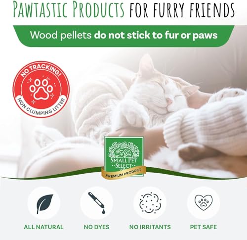 Small Pet Select Pine Pellet Bedding for Rabbits & Guinea Pigs, 20 lb | Absorbent Odor Control, Made in USA, Low Dust, Biodegradable, For Hamsters, Bunnies, Chinchillas & Small Pets - size: 20 Pound (Pack of 1)