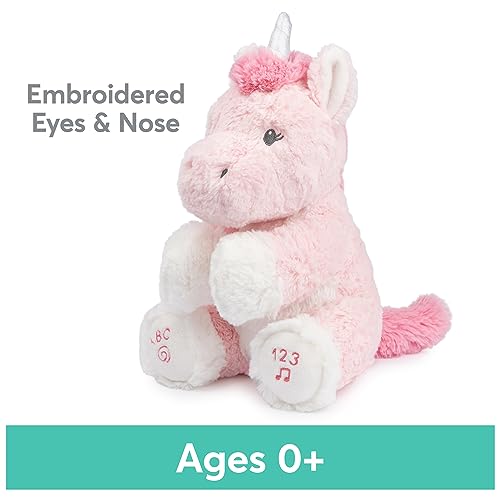 GUND Baby Alora Unicorn 11” Animated Plush, Sings ABCs Song and 123 Songs - style: Alora