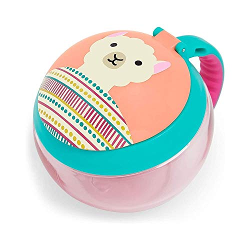 Skip Hop Baby Snack Container, Mealtime Snack Cup, Llama - color: Llama, size: 1 Count (Pack of 1)