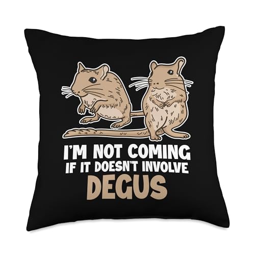 Not Coming If It Doesn't Involve Degus Ordinary Degu Throw Pillow - size: 18x18