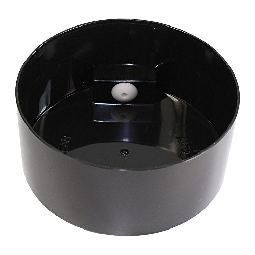 Pawvac 12 Ounce Vacuum Sealed Pet Food Storage Container; Black Cap & Body/Black Paws - color: Clear with Paws, size: TV4