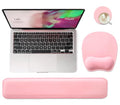 Memory Foam Set Wrist Rest Pad & Mouse Wrist Rest Support,Ergonomic Design for Office,Home,Laptop,Desktop Computer,Gaming Keyboard - Pink - color: Pink