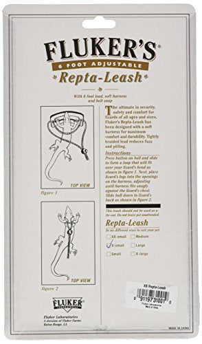 Fluker's Repta Leash for Reptile, X-Small - size: X-Small